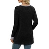 image:imageXIEERDUO Long Sleeve Shirts for Women Crewneck Tunic Tops Loose Fit Dressy Womens Sweaters with Pockets Fall Fashion 2026Colorblockblack  Grey