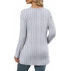 image:imageXIEERDUO Long Sleeve Shirts for Women Crewneck Tunic Tops Loose Fit Dressy Womens Sweaters with Pockets Fall Fashion 2026Patternedblue Stripe