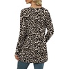 image:imageXIEERDUO Long Sleeve Shirts for Women Crewneck Tunic Tops Loose Fit Dressy Womens Sweaters with Pockets Fall Fashion 2026Patternedcheetah Print
