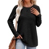 image:imageXIEERDUO Long Sleeve Shirts for Women Tunic Tops Casual Fall Tops Lightweight Sweaters 2025Black