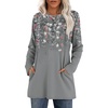 Patterned-grey Floral