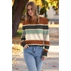 image:imageWomens Sweaters Fall Fashion 2025 Long Sleeve Button Cuff Soft Knit Pullover Trendy Tops Dressy Casual Blouses0stripe
