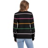 image:imageWomens Sweaters Fall Fashion 2026 Long Sleeve Button Cuff Soft Knit Pullover Trendy Tops Dressy Casual BlousesBlack Stripes