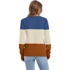 image:imageWomens Sweaters Fall Fashion 2026 Long Sleeve Button Cuff Soft Knit Pullover Trendy Tops Dressy Casual BlousesBlue Apricot Orange