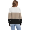 image:imageWomens Sweaters Fall Fashion 2026 Long Sleeve Button Cuff Soft Knit Pullover Trendy Tops Dressy Casual BlousesWhite Brown Black
