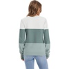 image:imageWomens Sweaters Fall Fashion 2026 Long Sleeve Button Cuff Soft Knit Pullover Trendy Tops Dressy Casual BlousesWhite Green Blue
