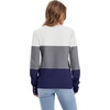 image:imageWomens Sweaters Fall Fashion 2026 Long Sleeve Button Cuff Soft Knit Pullover Trendy Tops Dressy Casual BlousesWhite Grey Blue