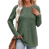 image:imageXIEERDUO Long Sleeve Shirts for Women Tunic Tops Casual Fall Tops Lightweight Sweaters 2025Green