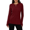 image:imageXieerduo Winter Clothes for Women Red Christmas Sweaters Long Sleeve Tops M